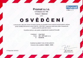 Obrázek : Naše certifikáty